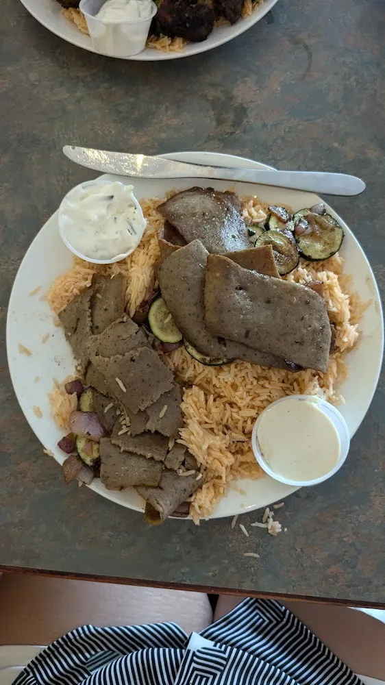 Lamb Shish Kebab Plate