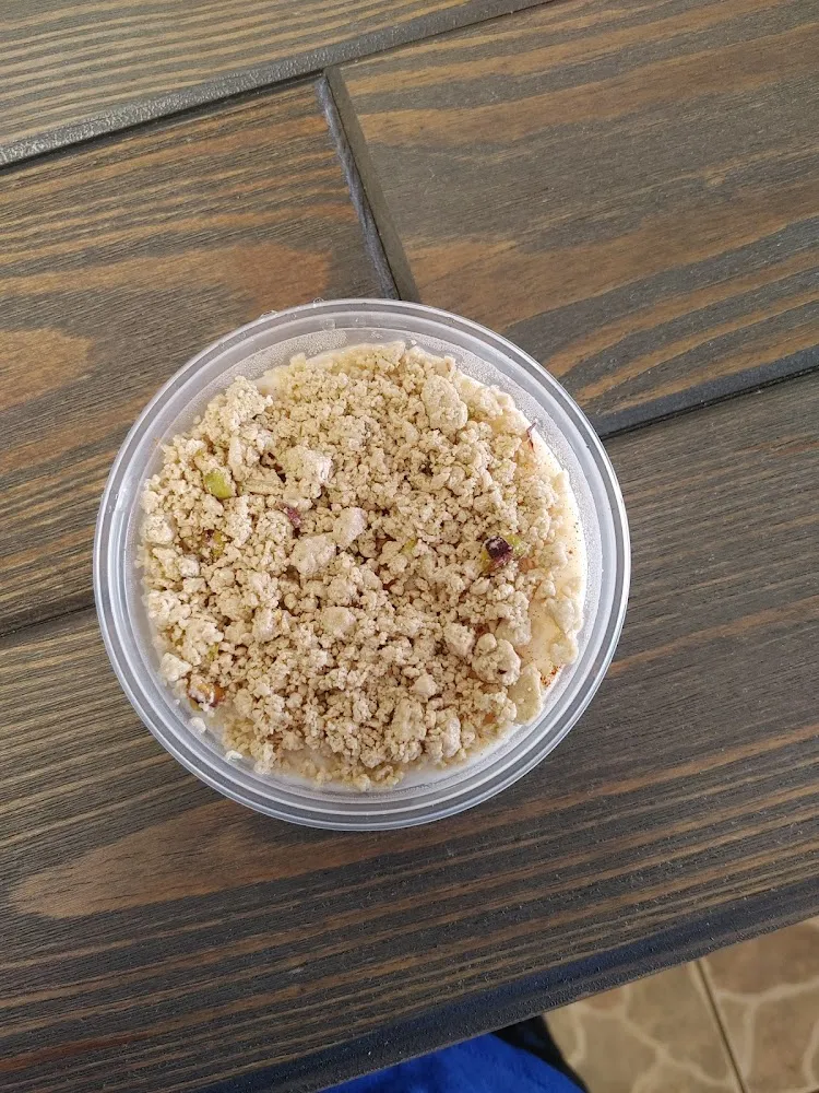 Rice Pudding with Halva